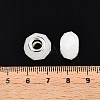 Imitation Jade Glass European Beads GPDL-N004-B14mm-B01-3