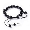 Adjustable Nylon Cord Braided Bead Bracelets BJEW-JB04520-05-3