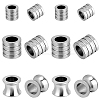 36Pcs 3 Styles 304 Stainless Steel Tube Beads STAS-BBC0006-38-1