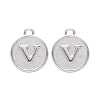 Alloy Pendant Cabochon Settings PALLOY-N156-01V-P-2