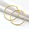 201 Stainless Steel Big Hoop Earrings EJEW-P066-38G-1