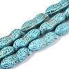 Synthetic Turquoise Beads Strands G-N352-16B-1