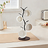 2Pcs Bamboo & Iron Mug Holder AJEW-WA0003-71-6