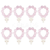 Round Dyed Natural Jade Pendants Decoration HJEW-OC00010-1