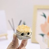 Natural Druzy Quartz Crystal Hedgehog Figurines PW-WG26886-01-2