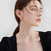 201 Stainless Steel Huggie Hoop Earring Findings FIND-DC0006-43A-7