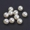 12MM Creamy White Color Imitation Pearl Loose Acrylic Beads Round Beads for DIY Fashion Kids Jewelry X-PACR-12D-12-1