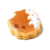 Paw Print Theme Opaque Resin Cabochon CRES-I040-02E-2