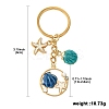 Alloy Enamel & Rhineston & Plastic Keychain KEYC-YW00076-01-3
