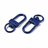 Spray Painted Eco-Friendly Alloy Swivel Snap Hooks Clasps PALLOY-T080-02B-NR-3