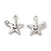 Rack Plating Alloy Rhinestone Pendants FIND-G044-14P-1
