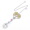 Natural Yellow Quartz Big Pendants G-N333-008A-1