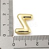 Brass Micro Pave Clear Cubic Zirconia Pendants KK-E093-04G-Z-3