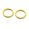 Spray Painted Iron Open Jump Rings X-IFIN-F149-B13-2