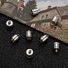 Tarnish Resistant 304 Stainless Steel Cord Ends X-STAS-E020-2-5