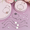 DIY Blank Dome Bracelet Making Kit DIY-NB0009-80-5