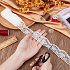 50Yards Polyester Lace Ribbons SRIB-PH0001-53A-3