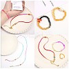 10 Strands Transparent Gradient Color Glass Beads Strands GLAA-CJ0002-09A-12
