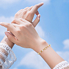 6Pcs 2 Styles Brass Spring Gate Rings KK-SC0006-33-4