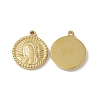 PVD Vacuum Plating 201 Stainless Steel Charms STAS-J401-VC617-1
