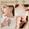 120Pcs 2 Colors Alloy Tibetan Pendants FIND-LP0001-40-4