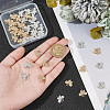 48Pcs 2 Colors Rack Plating Eco-friendly Alloy Crystal Rhinestone Butterfly Charms FIND-HY0003-77-3