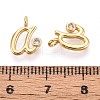 Brass Micro Pave Cubic Zirconia Charms KK-N263-97G-A-3