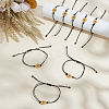 30Pcs Adjustable Waxed Cord Braided Bracelet for Women BJEW-GO0001-27-4
