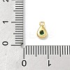 Brass Micro Pave Cubic Zirconia Charms KK-G548-20G-04-3
