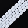 Opaque Solid Color Glass Beads Strands LS-GLAA-N071-01A-C01-1