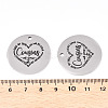 Non-Tarnish 201 Stainless Steel Pendants STAS-T064-38P-17-3