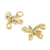Brass Micro Pave Cubic Zirconia Pendants KK-C092-05G-2