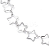 Non-Tarnish 304 Stainless Steel Star Link Chain Anklets for Men Women X-STAS-B039-14P-2