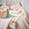 Macrame Cotton Cord Wrist Corsages for Wedding DIY-OC00004-5