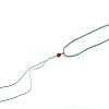 Nylon Pendant Cord Loops NWIR-WH0012-02E-2