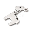 Animal Theme 304 Stainless Steel Pendants LS-STAS-D213-02B-P-2