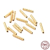 925 Sterling Silver Tube Beads STER-D035-11G-4