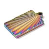 Ion Plating(IP) 304 Stainless Steel Pendants STAS-D025-06M-01-2
