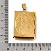 316 Stainless Steel Locket Pendants STAS-C123-03A-G-3