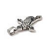 Tibetan Style 304 Stainless Steel Pendants STAS-G275-03AS-3