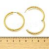 304 Stainless Steel Hoop Earrings for Women EJEW-M068-13D-G-5