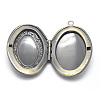 Brass Locket Pendants X-KK-F717-01AB-NR-2