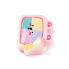 Cute Opaque Resin Cabochons RESI-L046-E05-2
