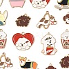 28Pcs 10 Styles Alloy Enamel Pendants ENAM-FS0003-09-2