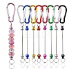 8Pcs 8 Styles Aluminum & Alloy Climbing Carabiners DIY-YW0010-37-1