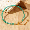 Natural Green Aventurine Beaded Bracelets for Women UZ0240-1