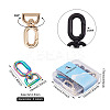 12Pcs 6 Colors Zinc Alloy Swivel Clasps FIND-BY0001-06-3
