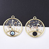 Epoxy Resin Pendants RESI-S365-76A-2