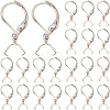 40Pcs 304 Stainless Steel Leverback Earring Findings STAS-SC0009-31P-1