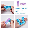 6Pcs 6 Style Mother's Day Theme DIY Pendants Silicone Molds DIY-BG0001-37-4